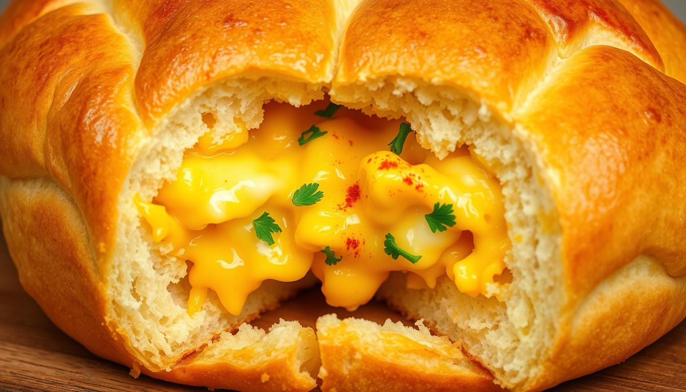 Cheesy Egg-Stuffed Breakfast Bread