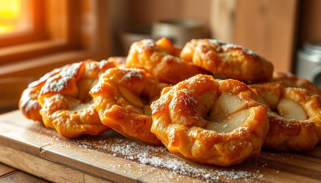 homemade apple fritters