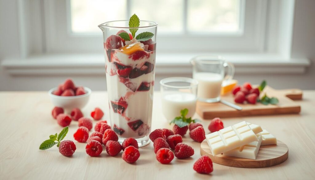 raspberry smoothie ingredients